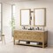 James Martin Vanities Breckenridge 72in Double Vanity, Light Natural Oak w/ 3 CM Eternal Marfil Top 330-V72-LNO-3EMR - alternate 5